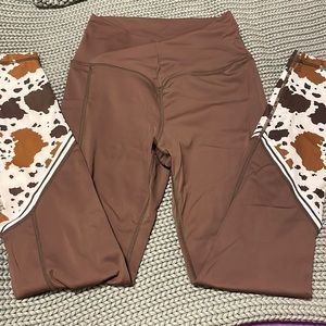 Cow Print Leggings